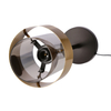 Stołowa lampa tuba Spiega 41-09531 Candellux do sypialni mosiądz czarny