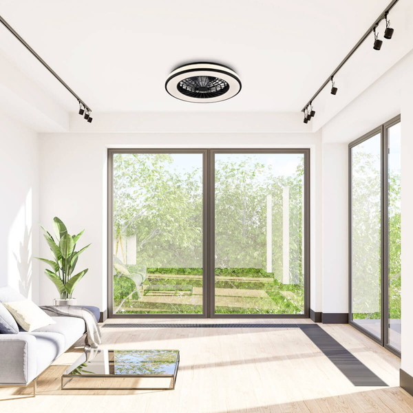 Wentylator sufitowy z pilotem KENYA 325808 LED 48W 3000-6500K czarny
