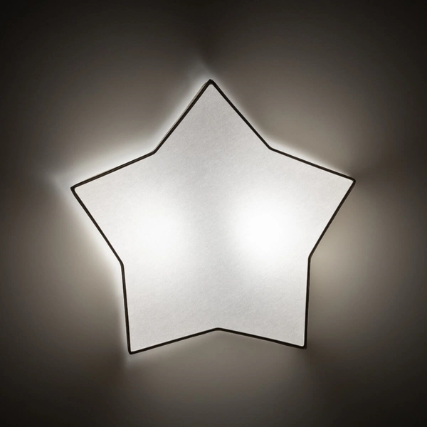 Lampa nasufitowa Star 5958 gwiazda do sypialni beżowa biała
