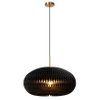 Wisząca lampa z papieru ARMONI 42401/52/30 Lucide czarny złoty