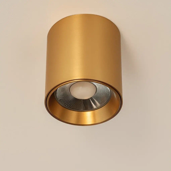 Lampa sufitowa do salonu BABIL AZ6552 LED 10W 3000-4000K tuba złota