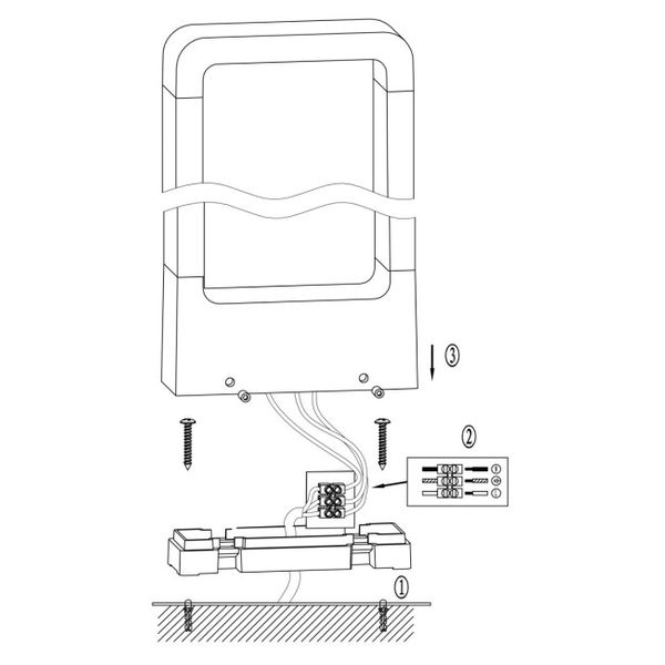 Stojąca lampa outdoor Reno 420760142 ramka LED 4,5W 3000K antracyt