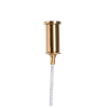 Wisząca lampa ściemnialna Circle ST-8848-40+60 brass Step LED 106W 3000K ringi do salonu mosiądz