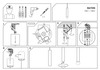 Minimalistyczna lampa wisząca Baton 7852 tuba pokojowa czarna