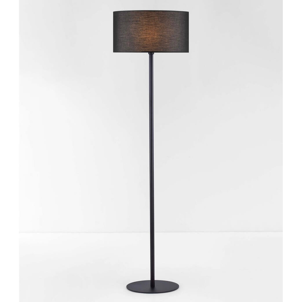 Lampa podłogowa do sypialni GUAVIARE LE44952 z abażurem czarna