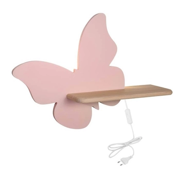 Ledowa lampa ścienna Butterfly 21-85177 LED 5W 4000K różowy drewno