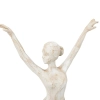 Dekoracyjna rzeźba kobieta Ballerina 5059413869860 baletnica czarny biały