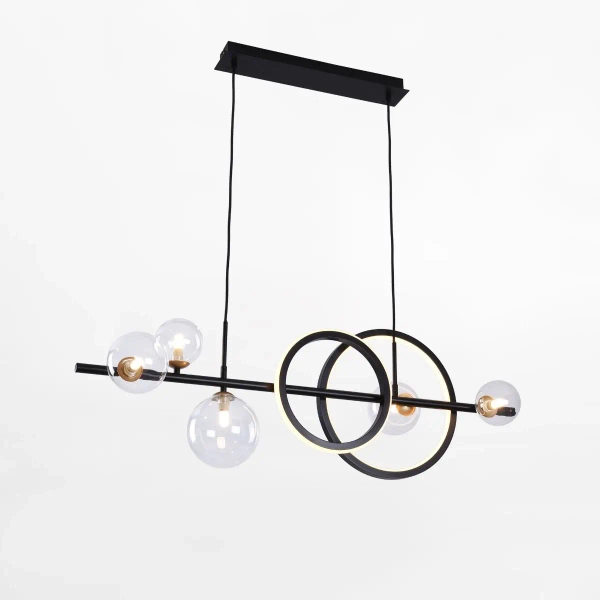 Designerska lampa wisząca TAREMI 003064-031208 LED 20W CCT czarny
