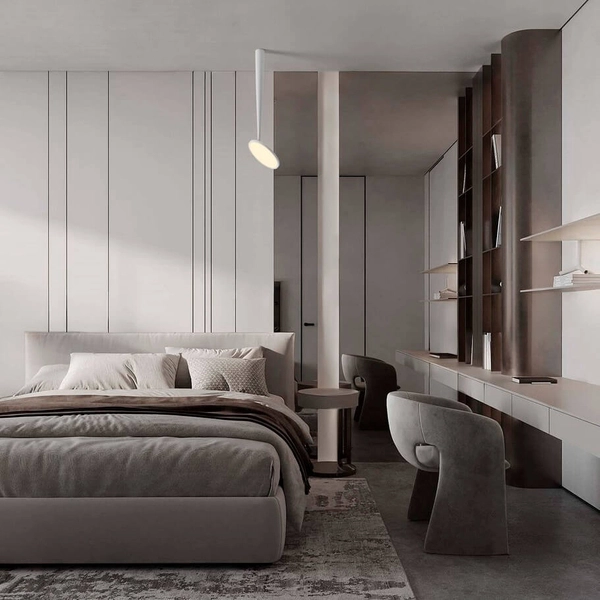 Regulowana lampa wisząca TOLATA LE44753 LED 14W 3000K nad stół biała