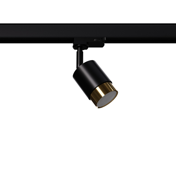 Trzyfazowa lampa sufitowa tuba NERO MYL.00320 z żarówką czarny złoty