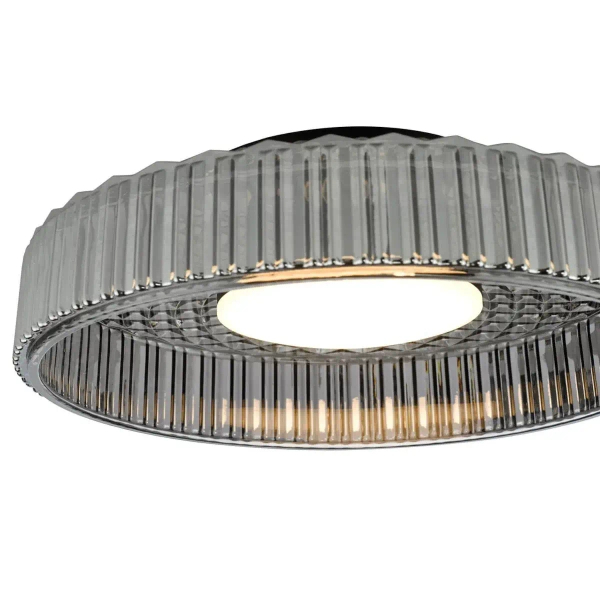 Ledowa lampa sufitowa Leena LEE5222 LED 16W 2700K okrągły przydymiony