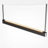 Wisząca lampa owalna Ambience MOD280PL-L30B3K1 czarna 30W 3000K ściemnialna