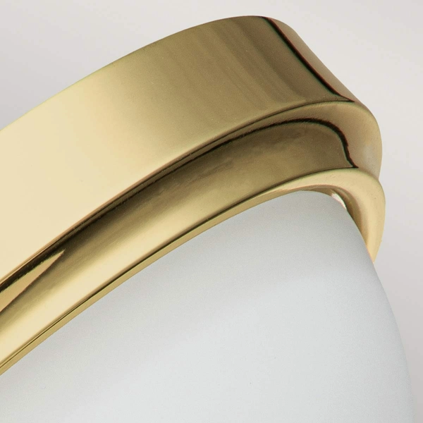 Półokrągły plafon Malibu FE-MALIBU-F-BATH-PB Feiss IP44 polerowany mosiądz