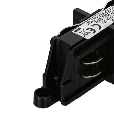 Wewnętrzny I- ŁĄCZNIK szynoprzewodu HT4-J01/BK Italux do 3-fazowej szyny natynkowej 230V czarny