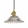 Jadalniana lampa wisząca Hadano HAD3640-04 Dar Lighting mosiądz przezroczysta