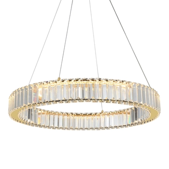 Wisząca lampa kryształowa SPARK AZ5788 Azzardo LED 30W 3000K złota