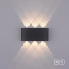 Grafitowa lampa ścienna Carlo LED 4,8W 3000K minimalistyczna