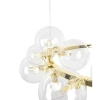 Molekułowa wisząca lampa ALURE złota MSE1501100498 15xG9 szklane kule