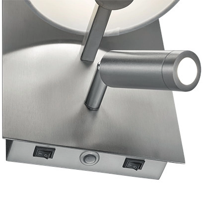 LAMPA ścienna MARRIOT 271470207 Trio regulowana OPRAWA kinkiet LED 3,1W 3000K abażurowy nikiel biały