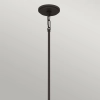 Lampa zwisająca nad wyspę Brecken QZ-BRECKEN-2P-AB-OPAL biała mosiądz