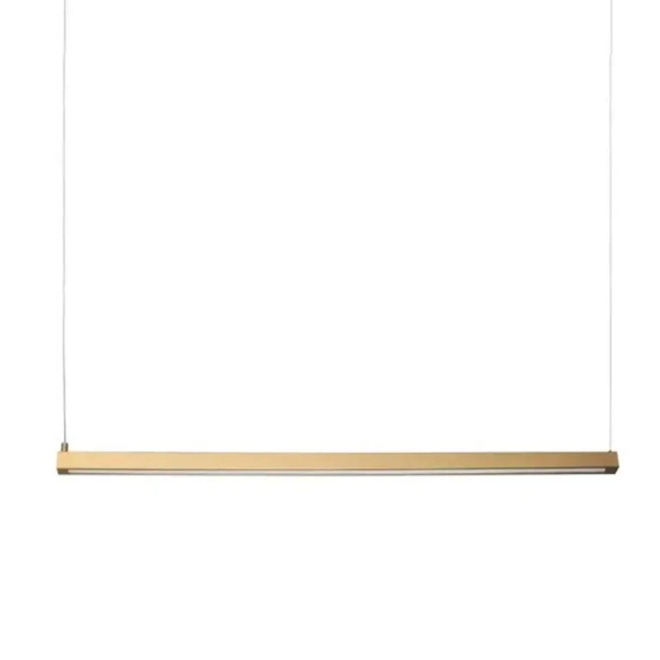 Lampa wisząca minimalistyczna BEAM ST-8960-L80 złota żelazna LED 8W 3000K nad wyspę liniowa