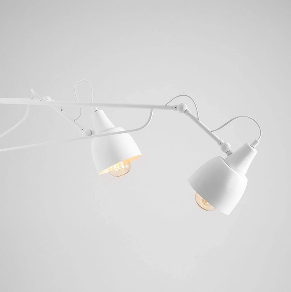 Regulowana lampa ścienna Soho 1002D 2-punktowa biała