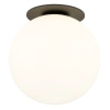 Sufitowa lampa podtynkowa Vos 1 10963 opalowa kula czarny