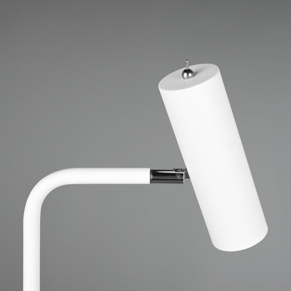 Salonowa lampa podłogowa VANTOS DL131412400 Trio regulowana tuba biała