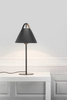Klasyczna lampka stołowa Strap 46205003 Nordlux do salonu czarna