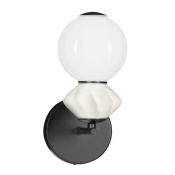 Kinkiet ścienny ceramiczny MONRETA LE45234 LED 6W 3000K na korytarz szary