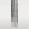 Ścienna oprawa glamour Roma w04694ni Cosmolight do salonu metal nikiel