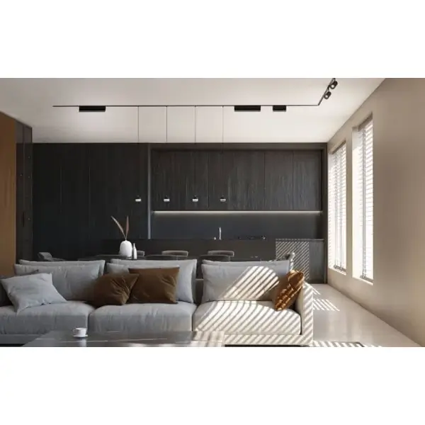 Oprawa szyny magnetyczznej 10145 LED 9W do systemu czarna