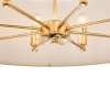 Wisząca lampa hampton Fernella FEN0835 do jadalni trawa morska złoty