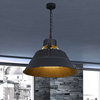Industrialna LAMPA wisząca GÜNTHER 15366S Globo retro OPRAWA metalowy ZWIS loftowy czarny