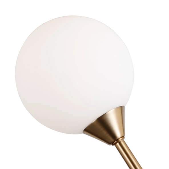 Lampa na ścianę Evora WL-55342-2-HB Italux kule mosiądz biały