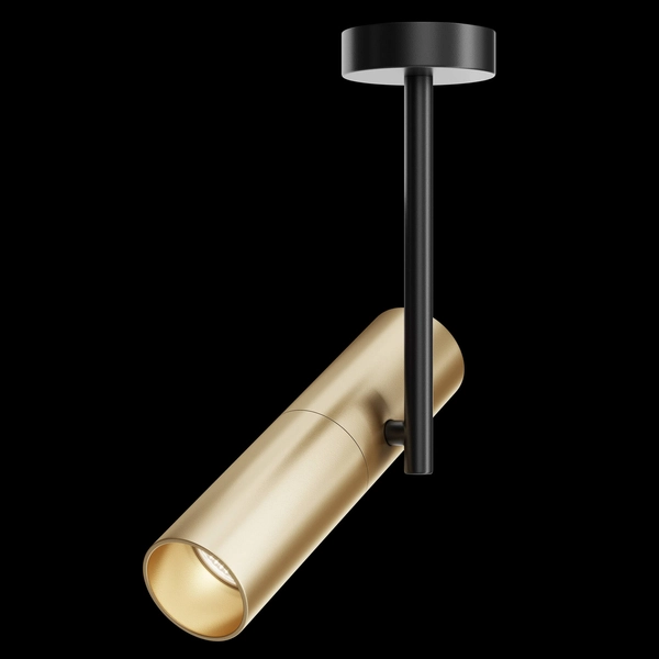 Punktowa sufitowa lampa Elti C020CL-01GB tuba złota