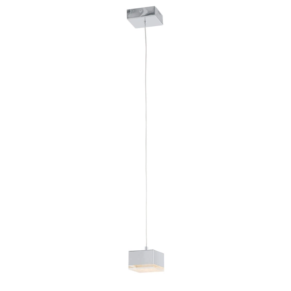 Lampa wisząca nad wyspę Seth MD14009016-1A LED 4,2W 3000K kwadratowa chrom