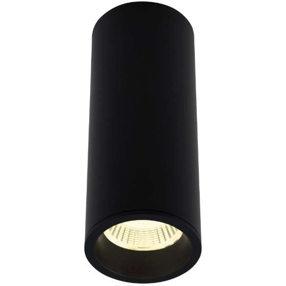 Zestaw lampa sufitowa pierścień Long C0154 + RC0153/C0154 BLACK Maxlight LED 7W 3000K czarna