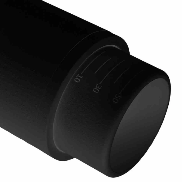 Sufitowa lampa regulowana Mica Spot Zoom ML7373 do biura tubka czarny