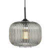 Loftowa lampa wisząca Demarius DEM0110 szklana przydymiony czarny