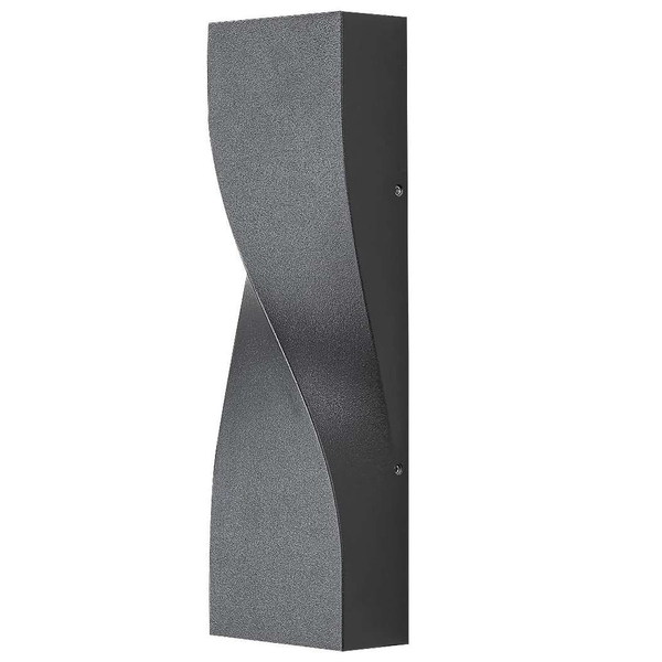 Ścienna LAMPA elewacyjna FOLLINA 8154 Rabalux ogrodowa OPRAWA metalowa LED 11W 4000K kinkiet outdoor IP65 czarny