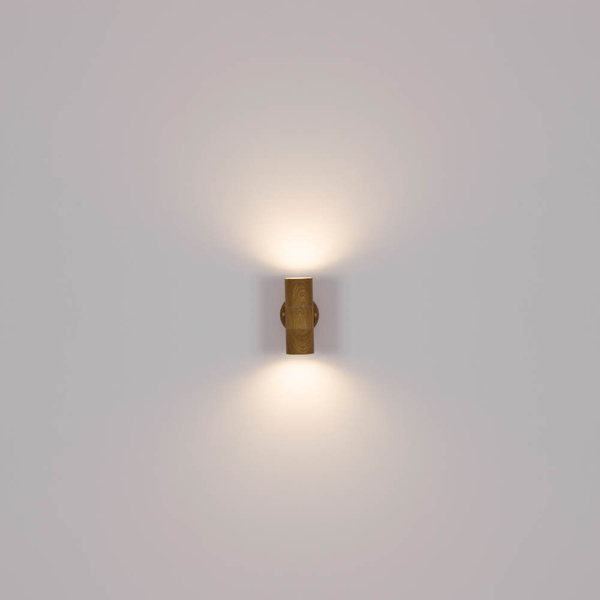 Ogrodowa LAMPA ścienna JAICY 3201W-2 Globo kinkiet zewnętrzny IP44 brązowy