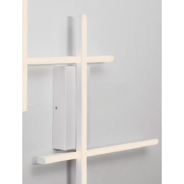 Lampa ścienna do salonu BILORTA LE45469 LED 34W 3200K biała