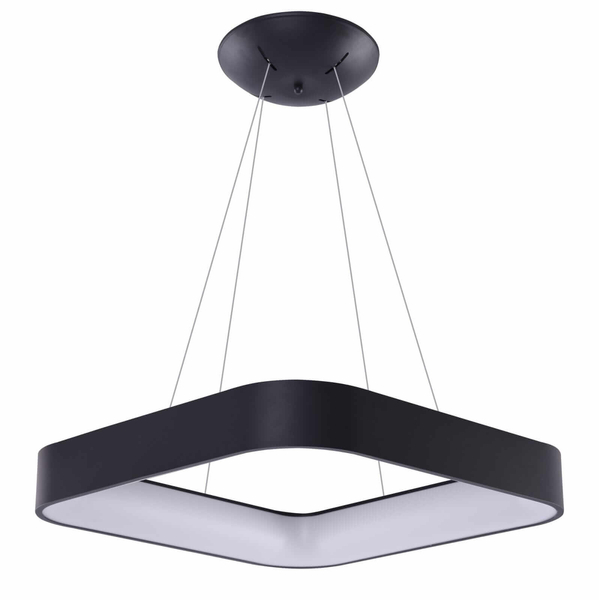 Nowoczesna lampa wisząca Solvent LED 42W wifi czarna