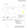 Punktowa lampa natynkowa Stala 301002003 Elkim okrągła tuba czarna