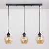 Potrójna lampa wisząca Aspa 33-00606 Candellux czarna brązowa