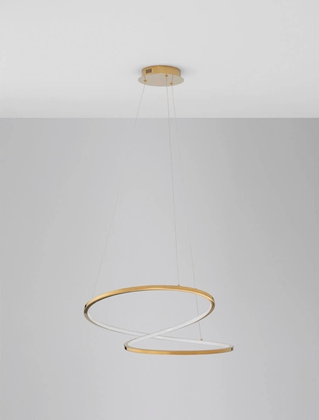 Stylowa lampa wisząca CELAYA LE42761 nad stół LED 40W złota