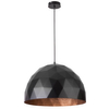 Kuchenna lampa wisząca Diament nad wyspę czarna miedziana