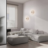 Przyścienna lampa okragła BAILA LE44540 LED 9W 3000K na przedpokój beżowy