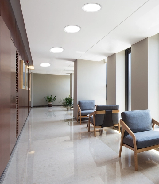 Wpuszczana lampa sufitowa LED 9W 6500K oczko do kuchni białe